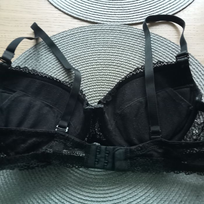 Biustonosz push up, czarny Esotiq 75B