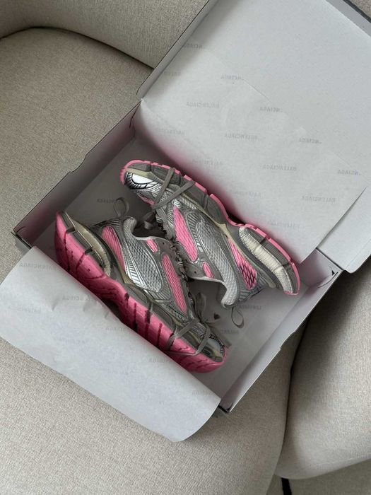 Кросівки Balenciaga 3XL - сіро/рожеві (36-40р)