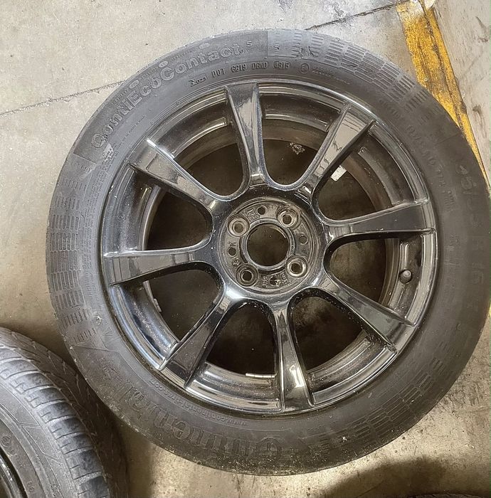 Jantes Originais Fiat 500 / Abarth 16" (Furação 4x98) + Pneus Continental