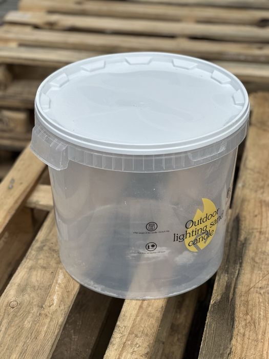 Wiadro plastikowe 25L z pokrywką – 3 zł/szt,  – 1000 sztuk!