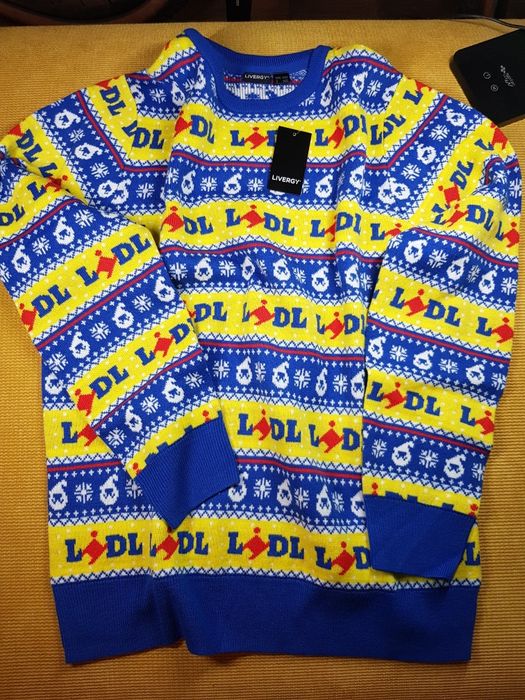 Lidl ugly christmas sweater, sweter świąteczny Kolekcjonerski
