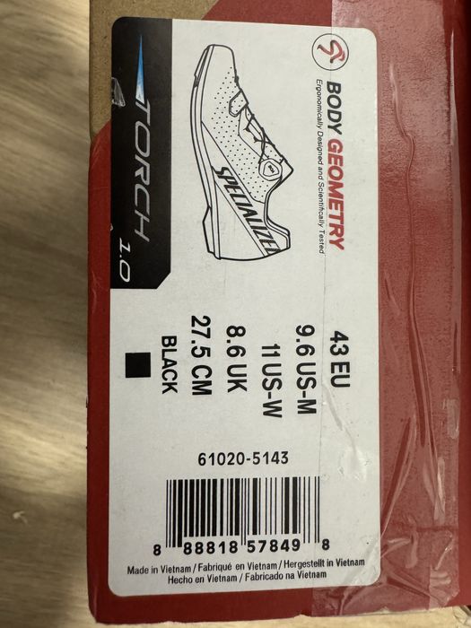 Nowe Buty szosowe Specialized Torch Road 1.0 r.43 27.5cm BOA