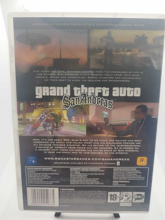 Grand Theft Auto San Andreas PC Game Rare Sealed DVD-ROM