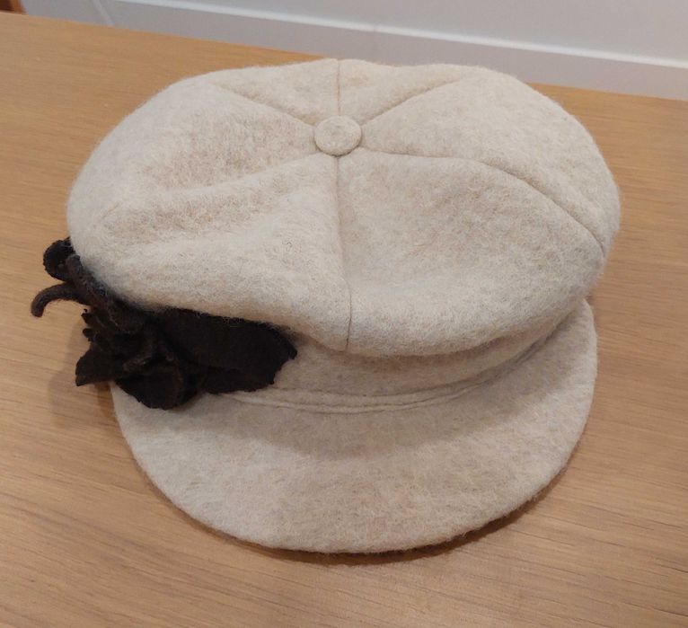 Chapéu Inverno COMPLIT Made in Italy | Lã e Flor | Tam. S (até 54cm)