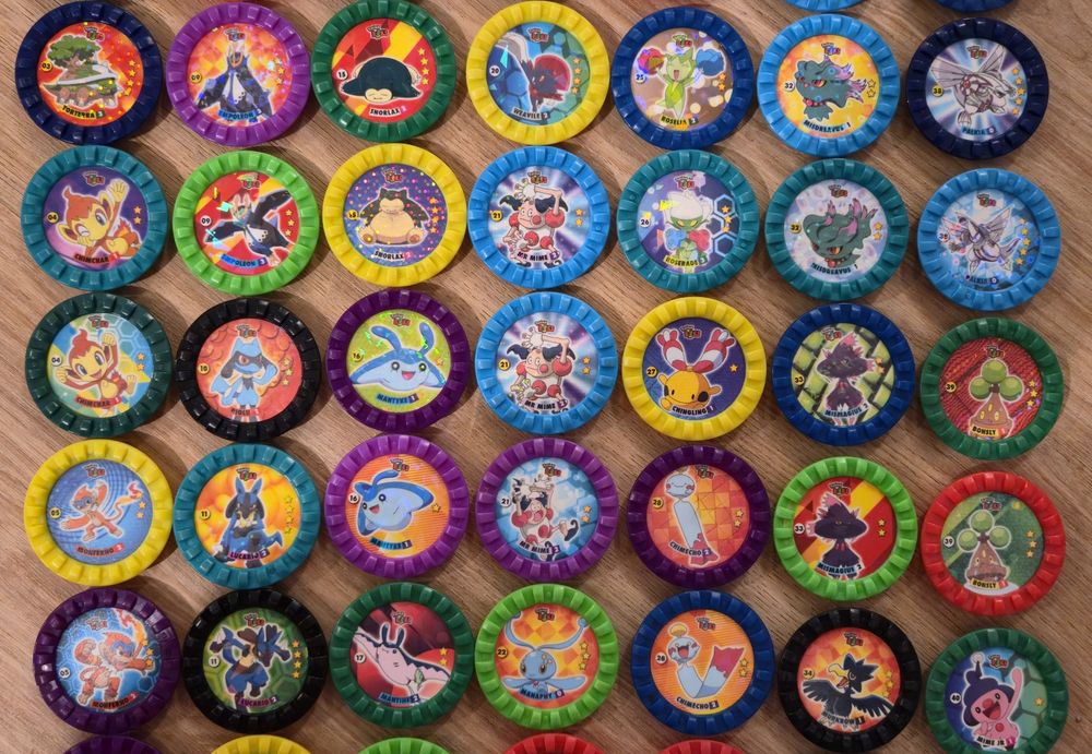Tazos Pokémon Coleção