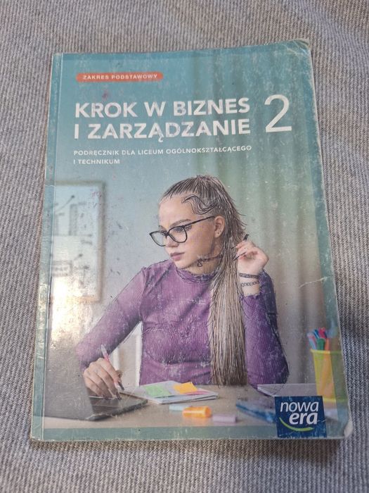 Książka "krok w biznes i zarządzanie" klasa 2, zakres podstawowy