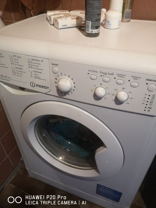 Pralka Indesit Polskie menu