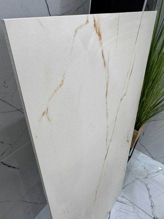Gres 120x60 biały marmur złote żyły półmat Calacatta SUPER CENA