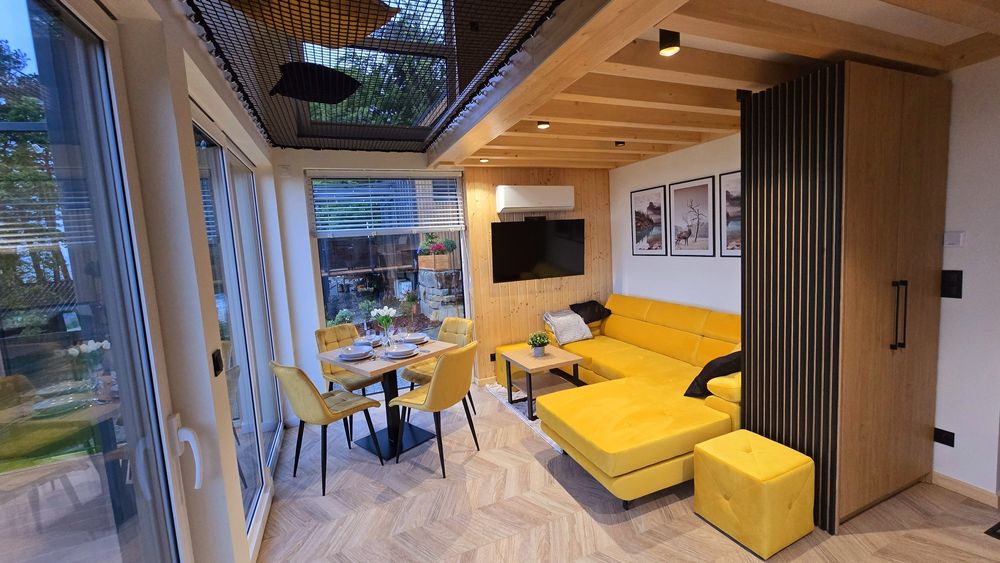 Domki Leśna Enklawa  na Ferie,Sauna,jacuzzi,las,wolne terminy OKAZJA