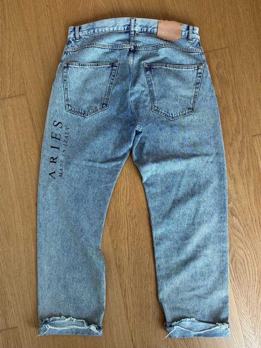 Calças de ganga masculinas Aries — Tamanho 31 | Made in Italy