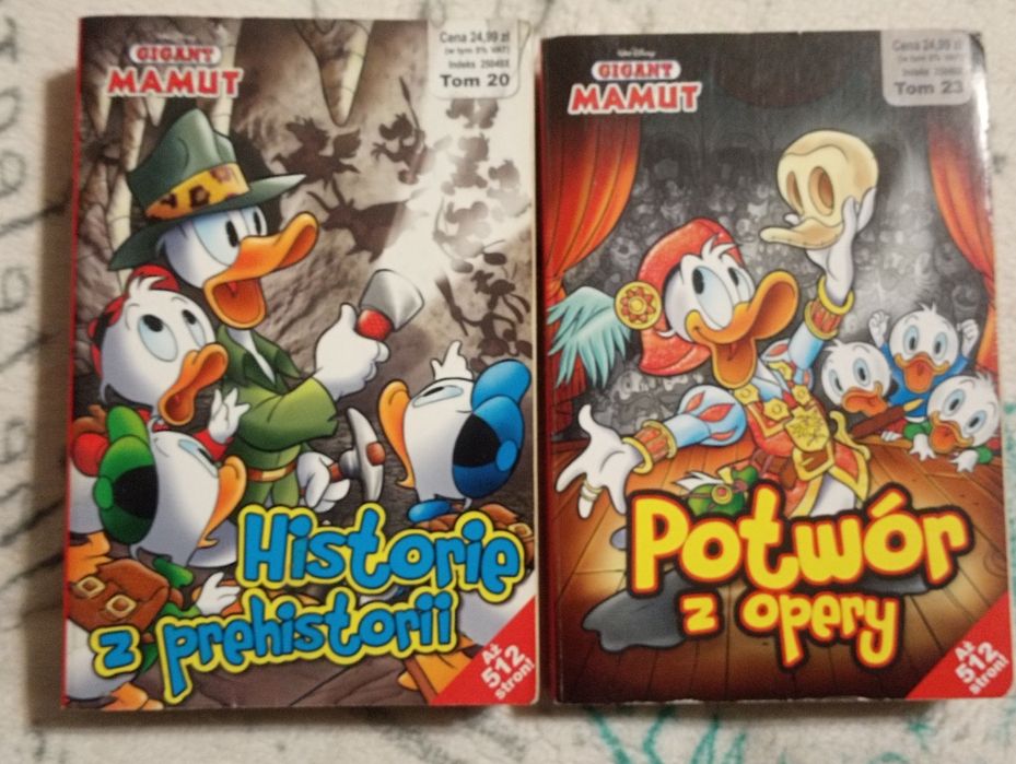 Kaczor Donald Gigant Mamut t. 20 i 23