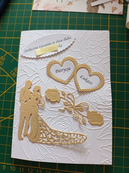 Kartki w pudełku na ślub