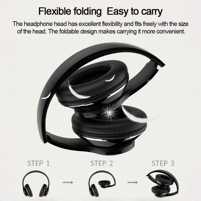 5D Stereo Headphones with Noise Reduction, Bluetooth 5.0 Wireless ST-L6364575288984707121