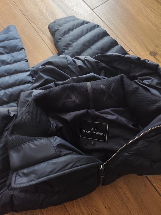 Nowa kurtka jesienno zimowa M Emporio Armani exchange granat