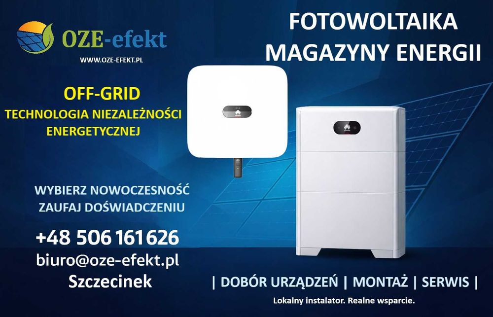 Magazyn energii | Fotowoltaika OZE-EFEKT Szczecinek lokalny instalator