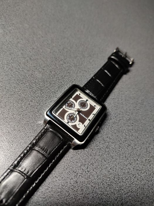 Świetny zegarek cacharel chronograf stal