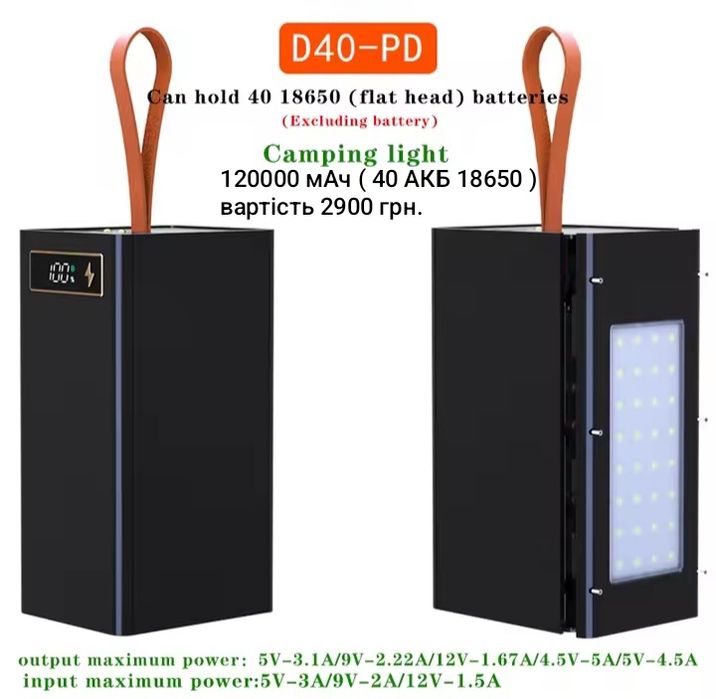 Павербанк на 75000 мАг для дому