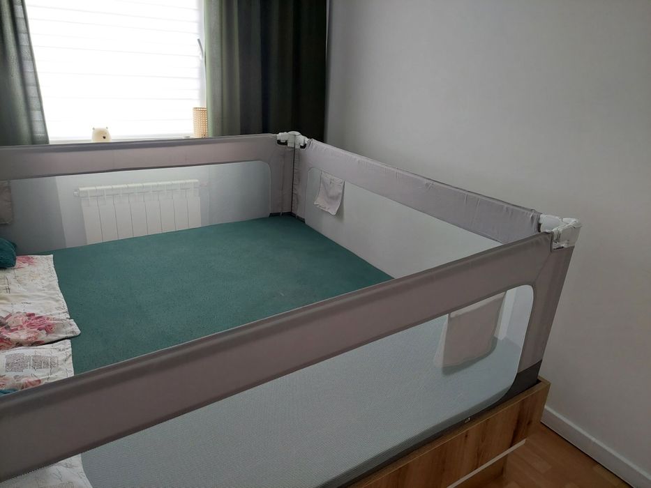 Nowe barierki do łóżka 2×200cm 1×180cm
