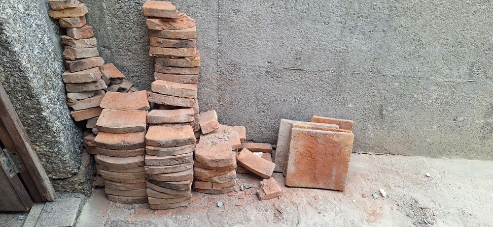 Tijolo burro para forno antigo