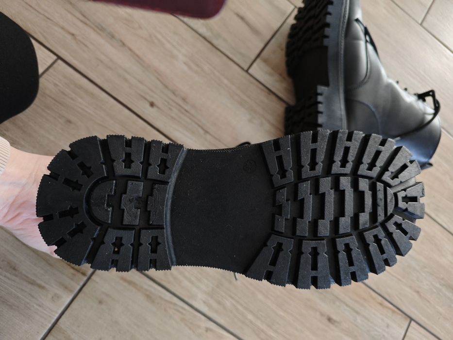 Trapery botki damskie 39/40 nowe