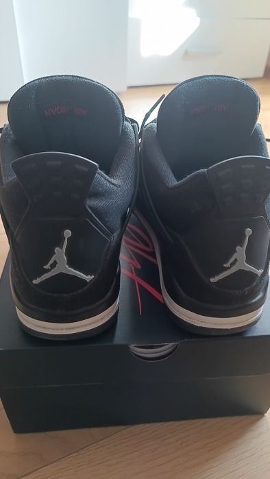 Air Jordan 4 Black Canvas