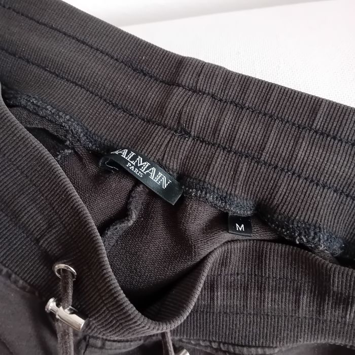 Spodnie M Balmain brązowe