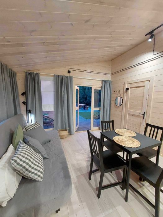 Domki letniskowe z sauną i balią, wieś na Mazowszu 100 km od Warszawy