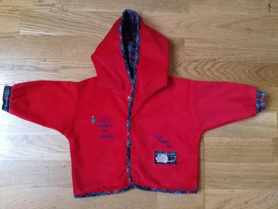 aksamitna miękka bluza, firma carter's