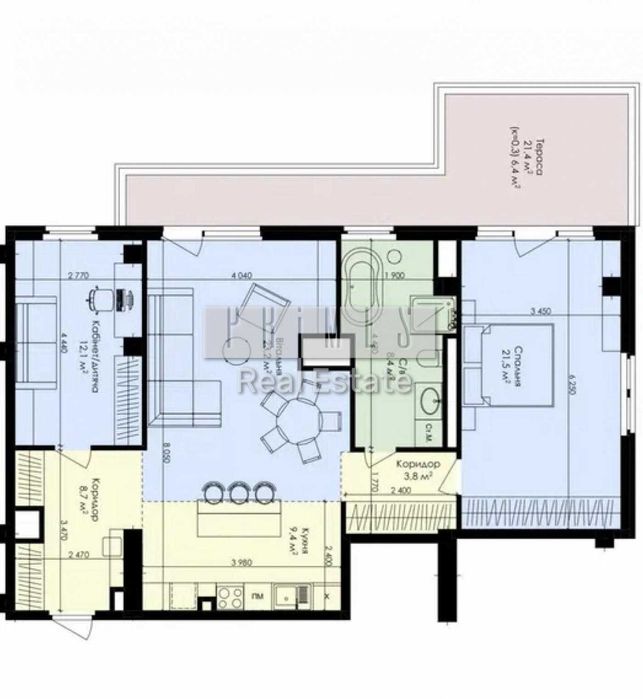 Продаж 3к квартири, ЖК «Henesi House» вул. Нагірна, 16/18, Татарка