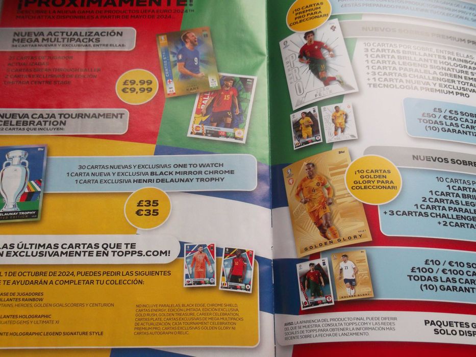 Arquivador do Euro 2024 com capacidade para 576 cartas