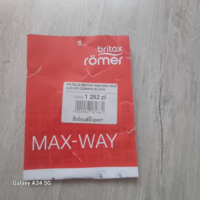 Fotelik  samochodowy  britax rõmer