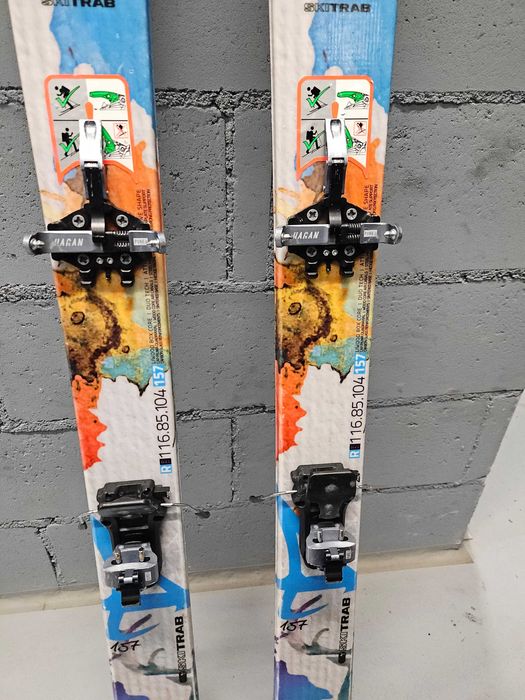 Narty skitur Ski trab Alta Via Light 157 + wiązania ATK + foki