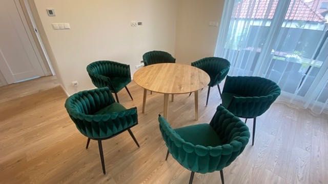 NOWY zestaw jadalniany–STÓŁ + KRZESŁA -tylko złożone, nigdy nieużywane