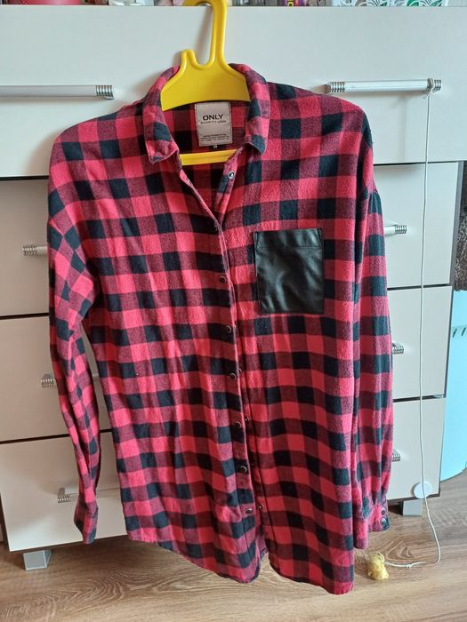 Damska koszula w kratę