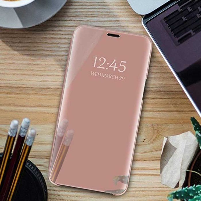 Etui z klapką do Samsung Galaxy A15 4G, A15 5G kolor: różowy