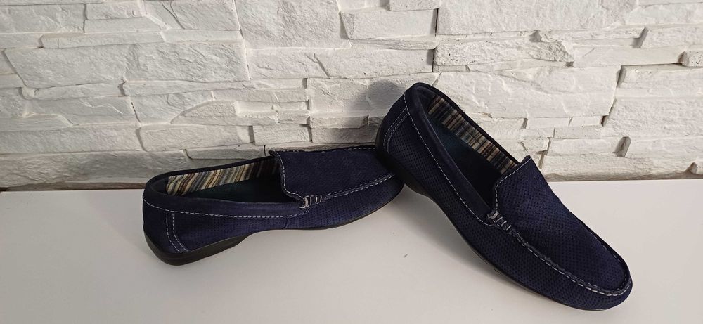 Mokasyny SIOUX roz.42 (8G) wkł.27,5 cm.