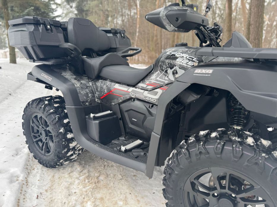 Cf Moto 625 Overland CAMO 4x4 EPS doposażony! Kufer, ledbar, dystanse
