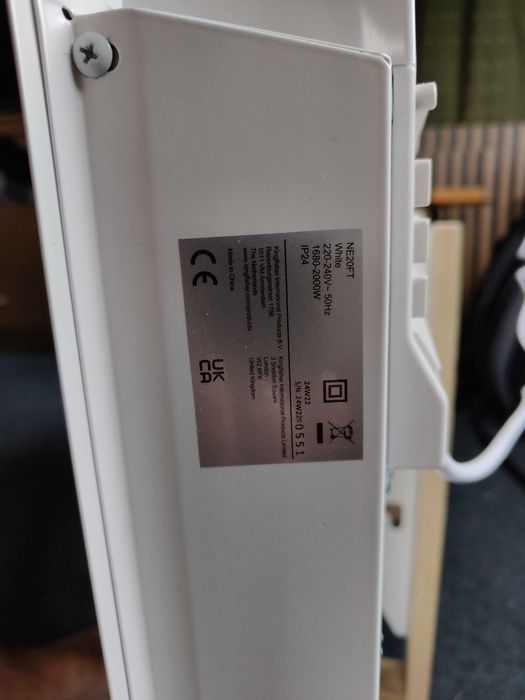 Grzejnik elektryczny GoodHome Saris 2000 W biały