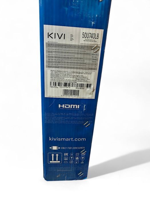 50" UHD Tелевİзор KIVI 50U740LB Smart TV Black