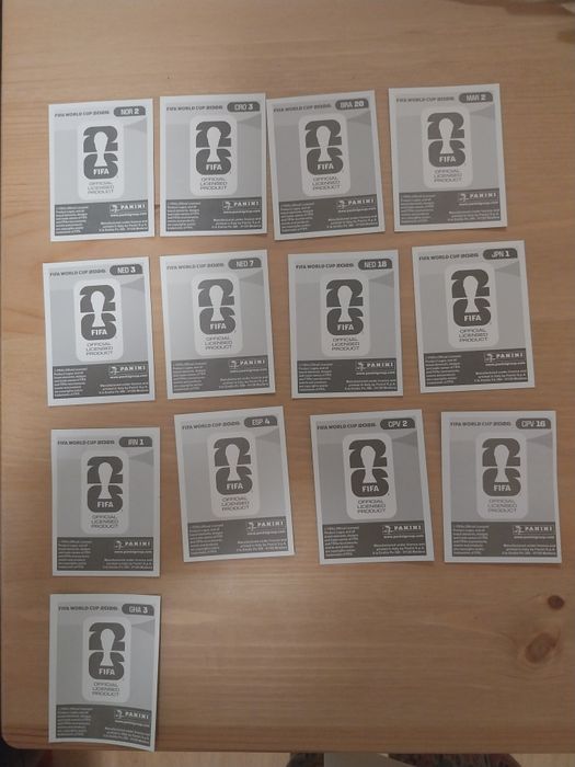 Cromos do Mundial