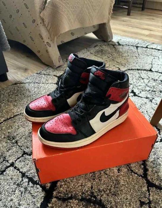 Buty Nike Air Jordan 1 Retro High Og Bred toe r.42 rare