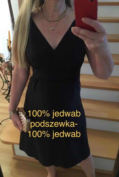 Sukienka-100% jedwab 44