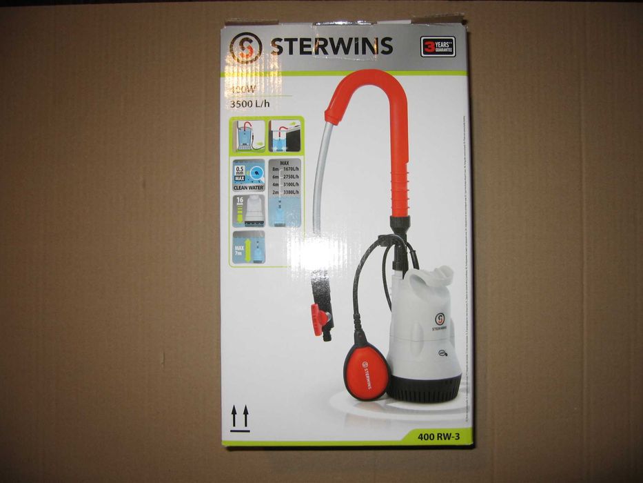 pompa do wody deszczówki do beczki 3500l/h 400W ciśnieniowa
