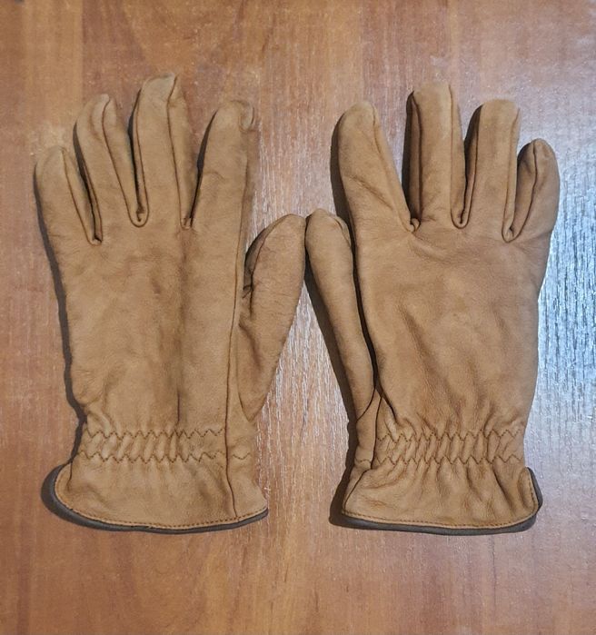 Перчатки замшевые бу