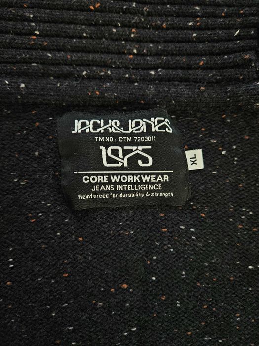 Granatowy kardigan męski jack & jones XL