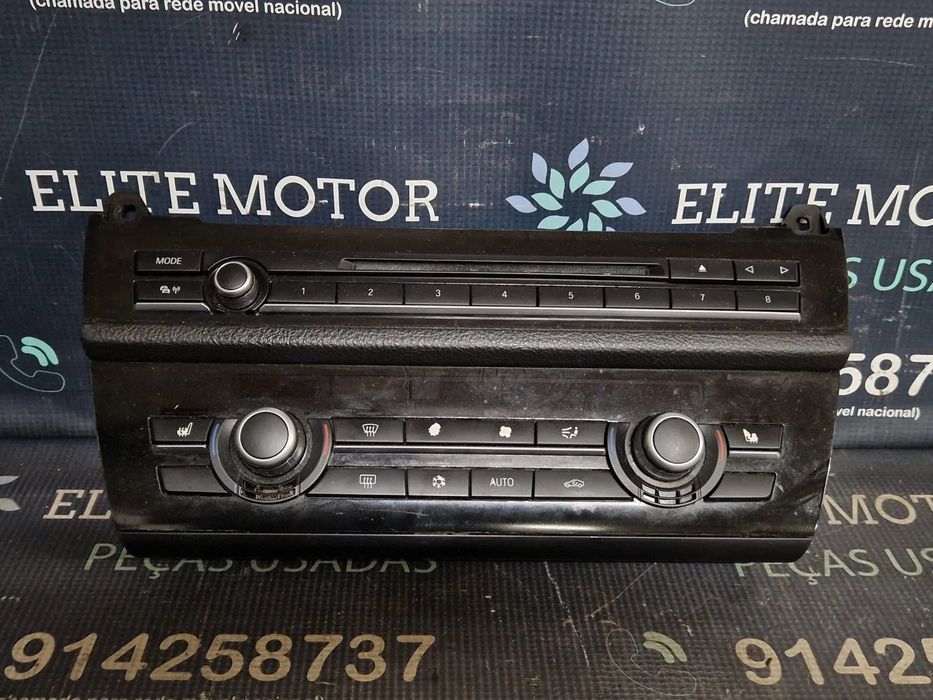 Climatronic usado BMW SERIE 5 F10 F11 9249708-01 display radio