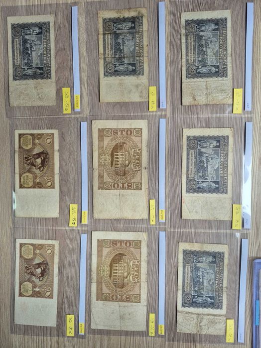 Polska starocie duża ilość banknotów