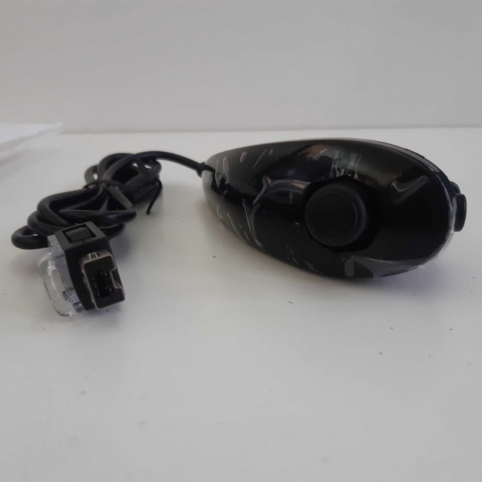 Comando Nunchuck Novo Preto p/ Nintendo Wii