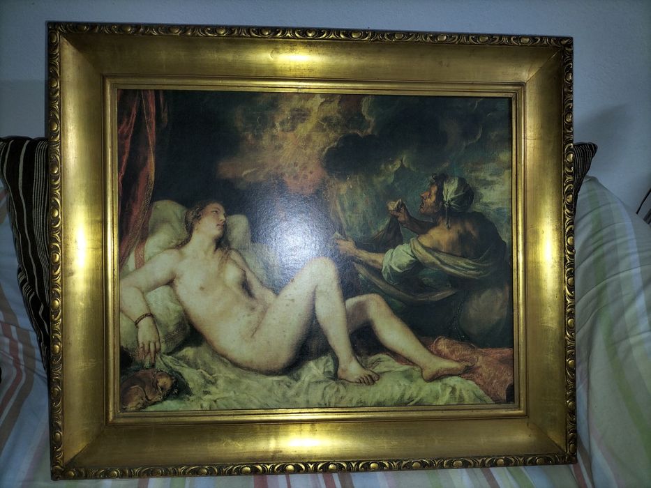 Quadro de Titian - Danae