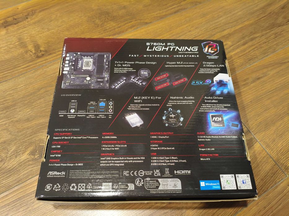 Материнська плата ASRock B760M PG Lightning